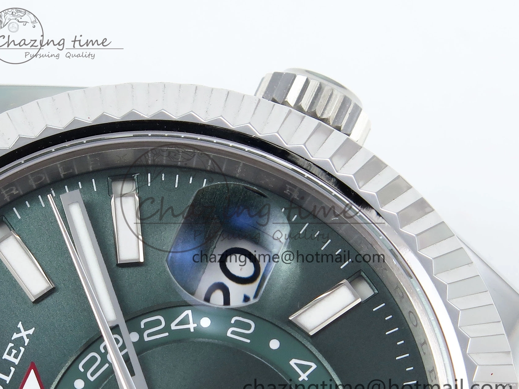 Sky-Dweller SS Green ZF 1:1 Bracelet A2824 326934 Best 904L SS on Edition Dial 0512